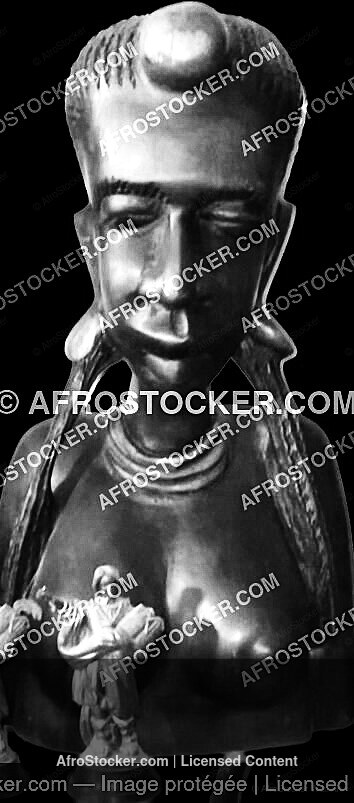 Wall Art B&W - Masque Art Africain — Expression Culturelle Traditionnelle Wall Art B&W Masque Art Africain — Expression Culturelle Traditionnelle