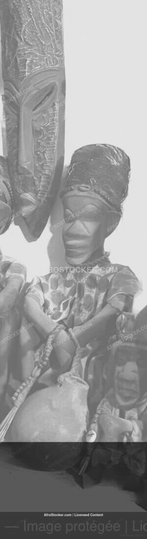 Wall Art Gold - Masque Cérémoniel Africain — Patrimoine Culturel Wall Art Gold Masque Cérémoniel Africain — Patrimoine Culturel