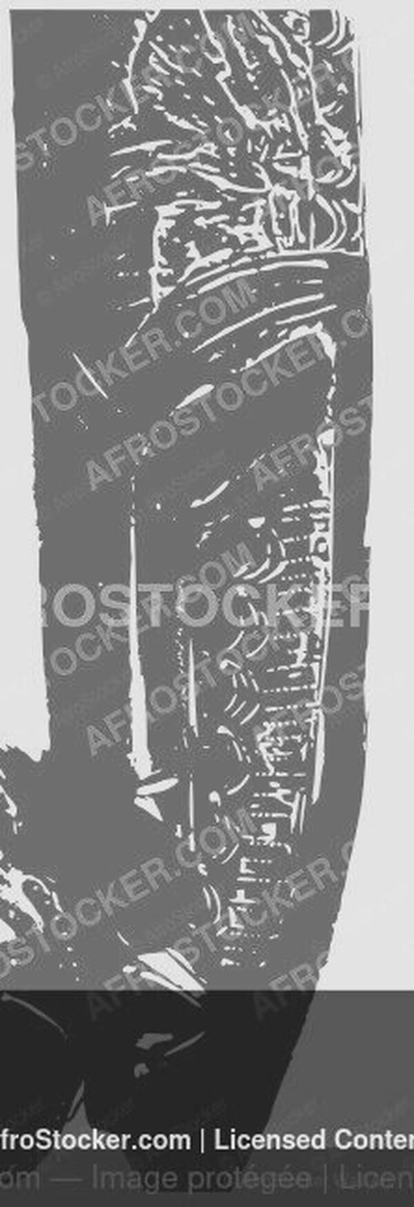 Wall Art Gold Masque Africain Sculpte — Art Ancestral Afrique de l'Ouest