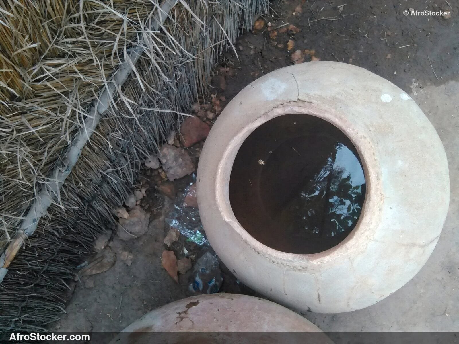 African Clay Water Pot Village | AfroStocker