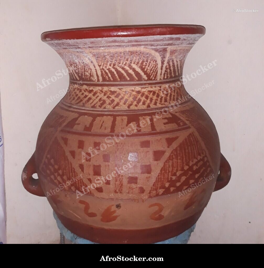African Traditional Clay Pot Illustration | AfroStocker