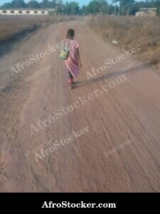 Schoolgirls African Village