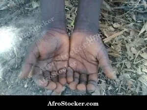 Hands African Portrait
