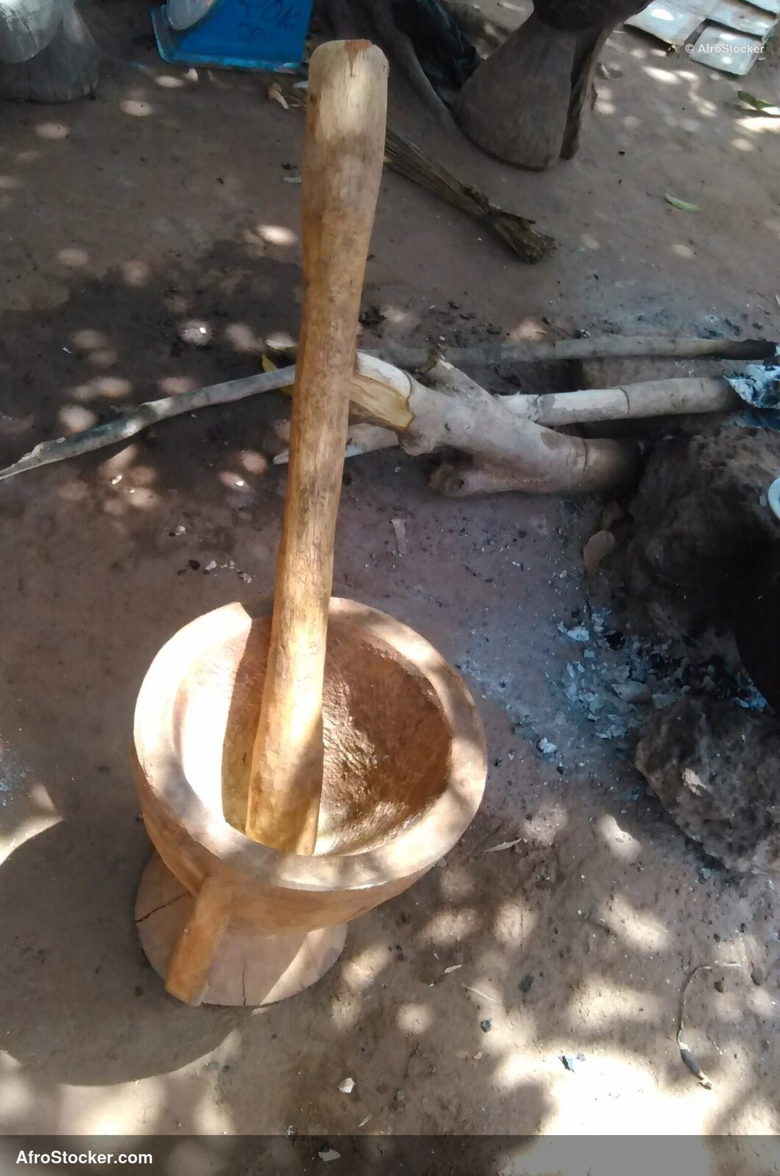 Pilon et Mortier Africain Traditionnel, Cuisine