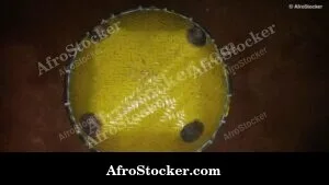 Woven Straw Tray West Africa