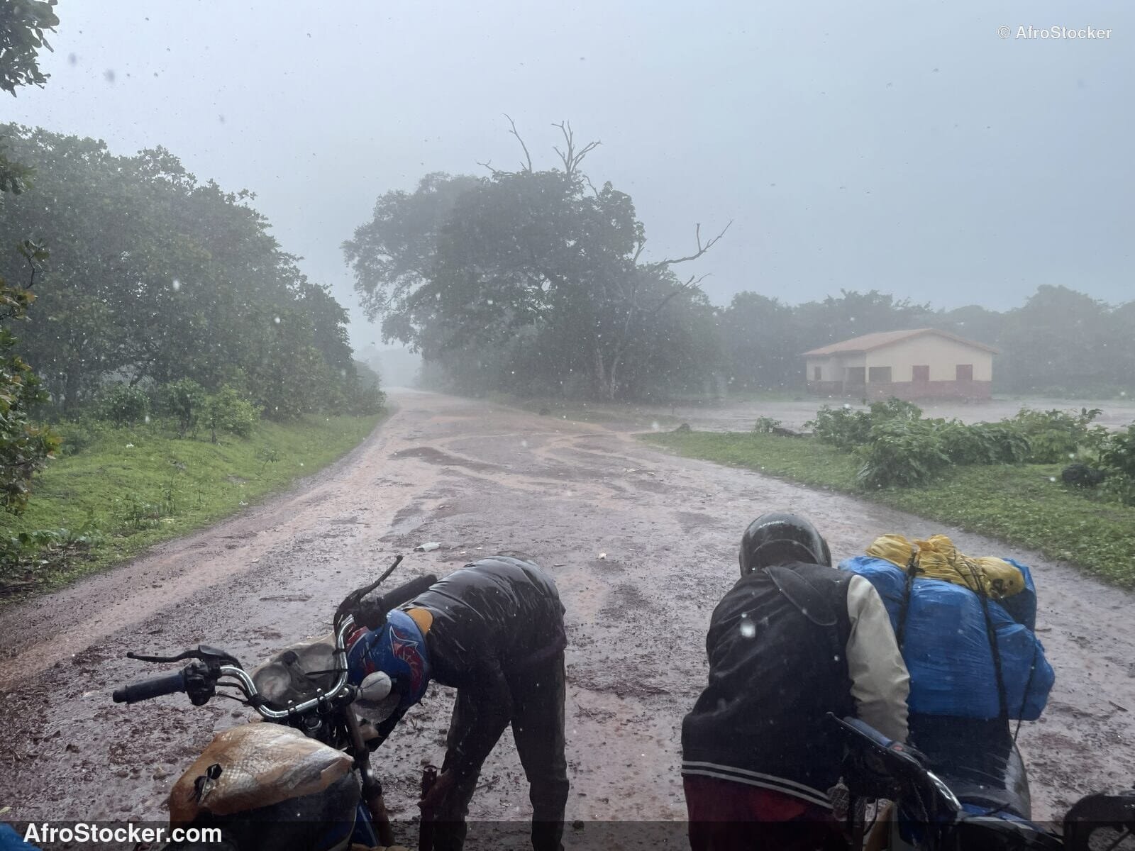 Rainy Road West Africa / Route Pluie Afrique Ouest | AfroStocker