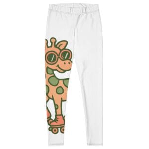 Leggings Vintage Giraffe with Sunglasses & Suitcase Retro Sunset-Original