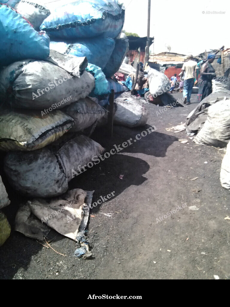 Charcoal Bags Market Guinea-Bissau / Vente de Sacs de Charbon Marché Guinée-Bissau | AfroStocker