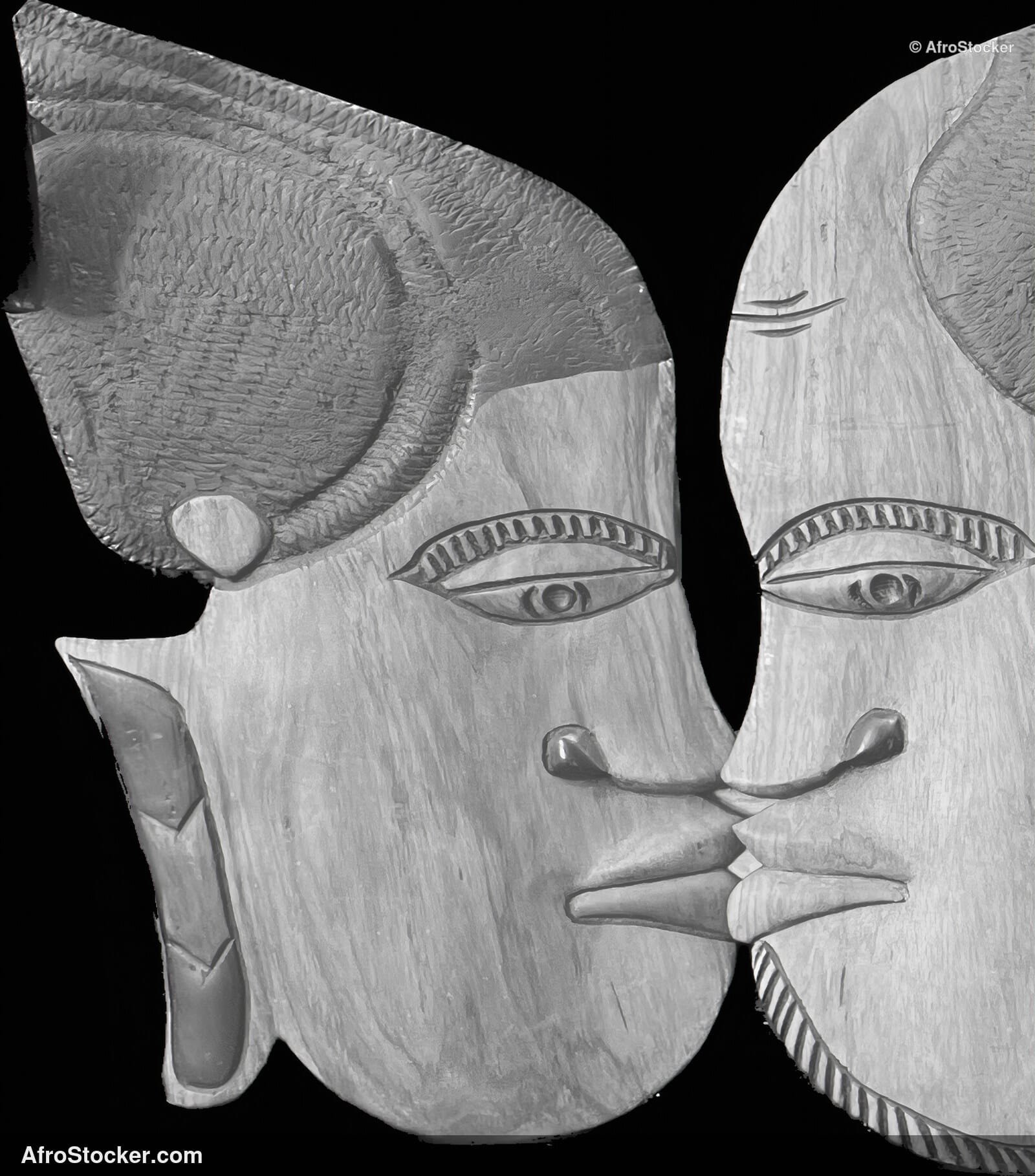 African Ceremonial Mask / Masque Africain Cérémoniel | AfroStocker