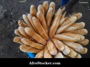 African Bread at Market
