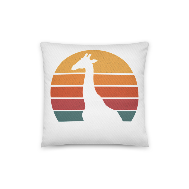 Cotton pillow mystic-design-Giraffe-Silhouette-Original