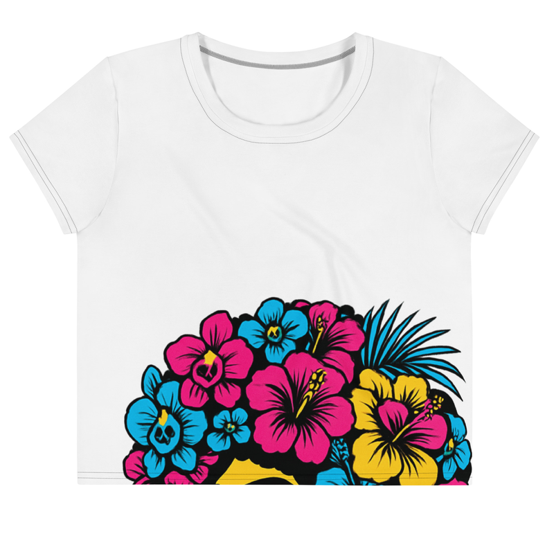All-Over Print Crop Tee