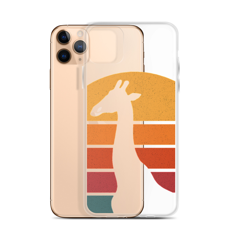 Clear Case for iPhone® mystic-design-Giraffe-Silhouette-Original