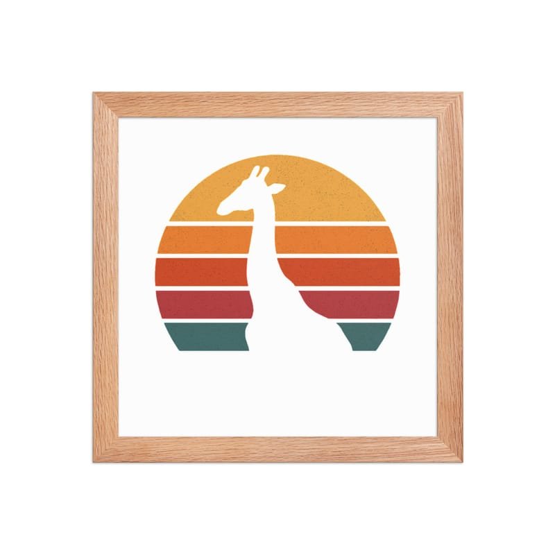 Framed poster mystic-design-Giraffe-Silhouette-Original - Image 5
