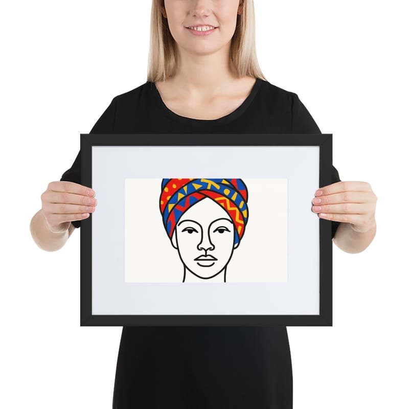 Matte Paper Framed Poster With Mat - Image 2