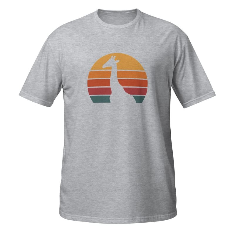 Short-Sleeve Unisex T-Shirt mystic-design-Giraffe-Silhouette-Original - Image 6