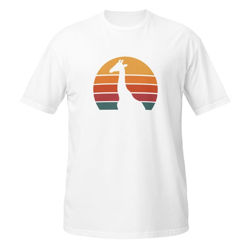 Short-Sleeve Unisex T-Shirt mystic-design-Giraffe-Silhouette-Original - Image 7