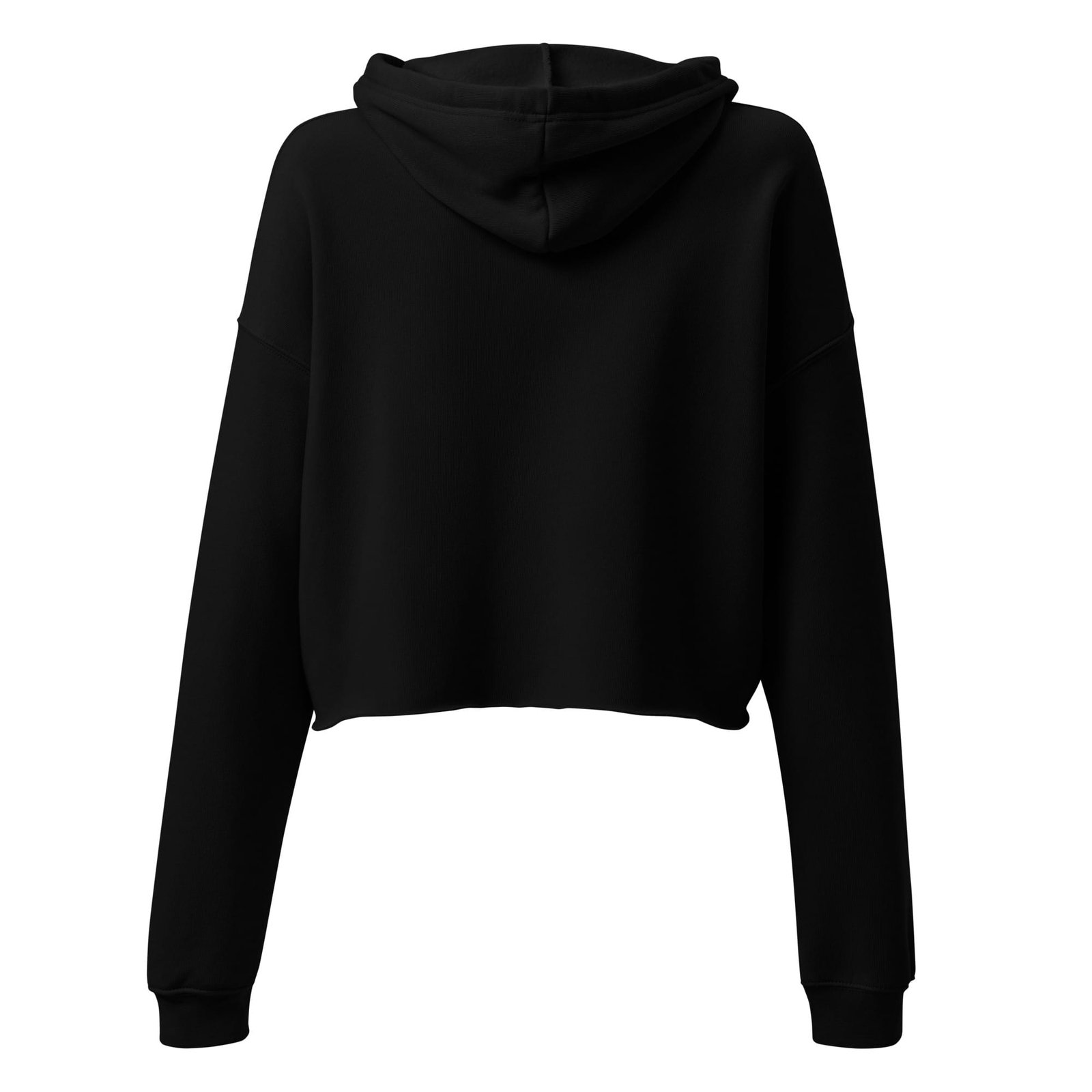 Crop Hoodie Elegant African Queen in Vibrant Wax Headwrap-Original - Image 2